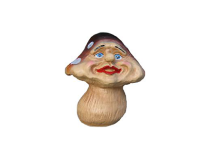 Skulptur Pilz Haus Statue Garten Figuren 18cm Statuen Skulpturen Figur Neu